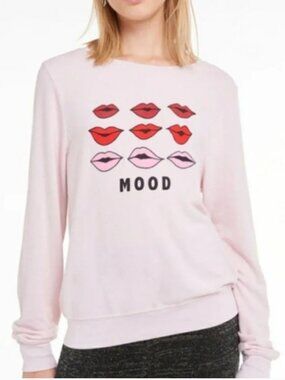NEW Wildfox Lip Mood Baggy Beach Jumper - M